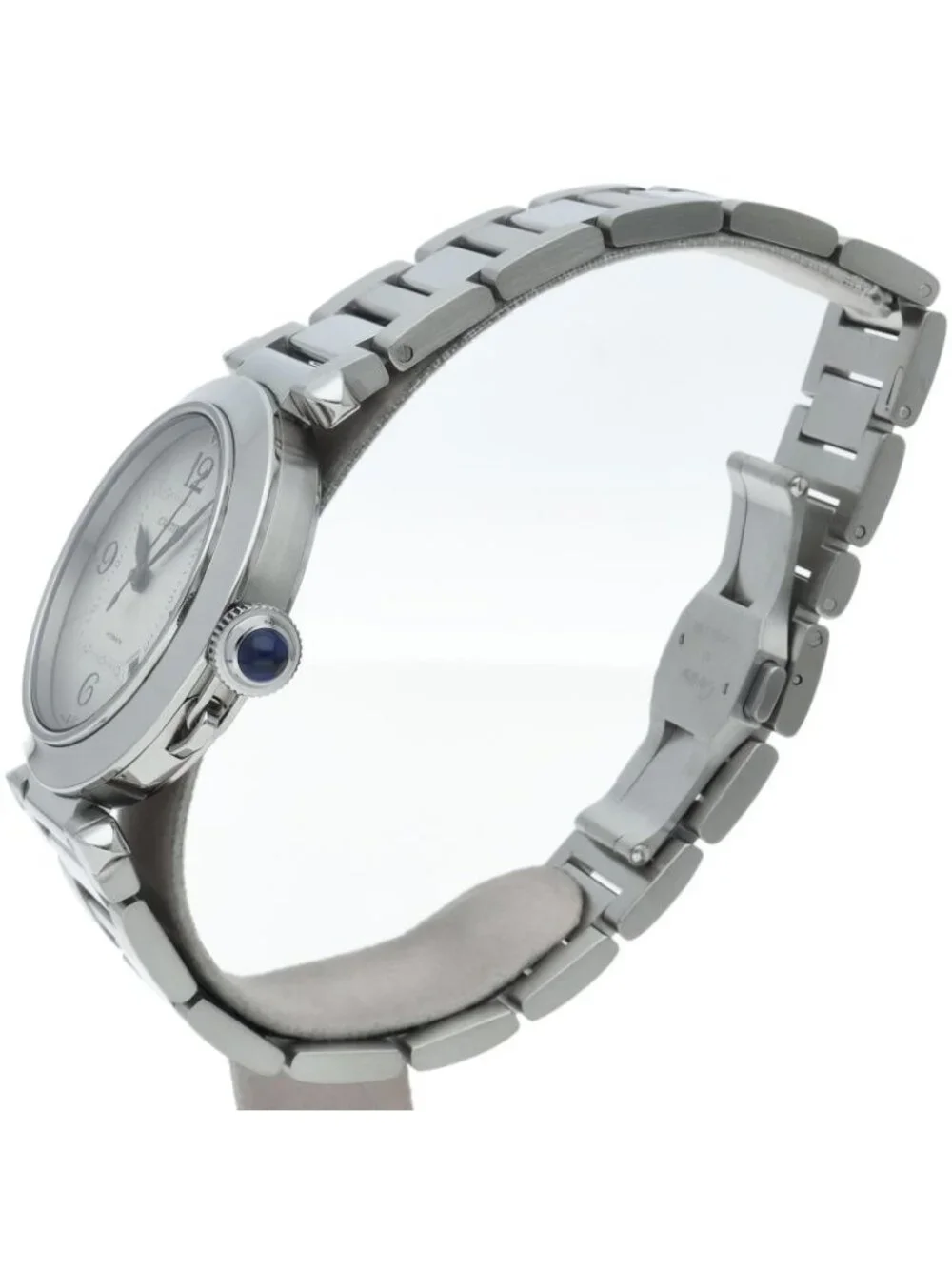 Cartier Pasha de Cartier Watch 41 Band SS Silver Polished